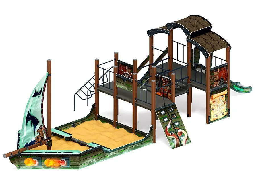 Парусник (Летучий голландец) горка Н1200 ДИК 2.03.3.02-04 