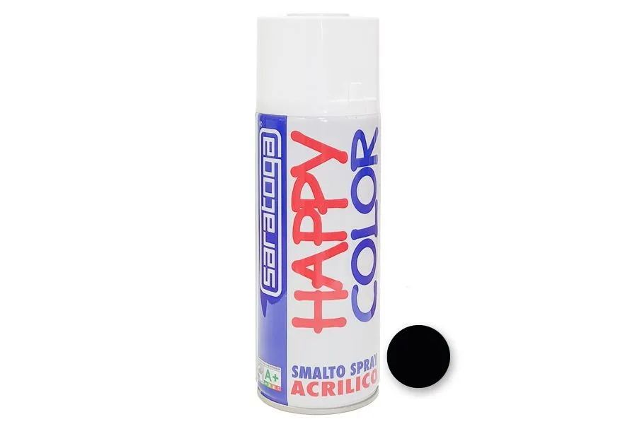 Краска аэроз. глянцевая, черная 004 (RAL 9005)