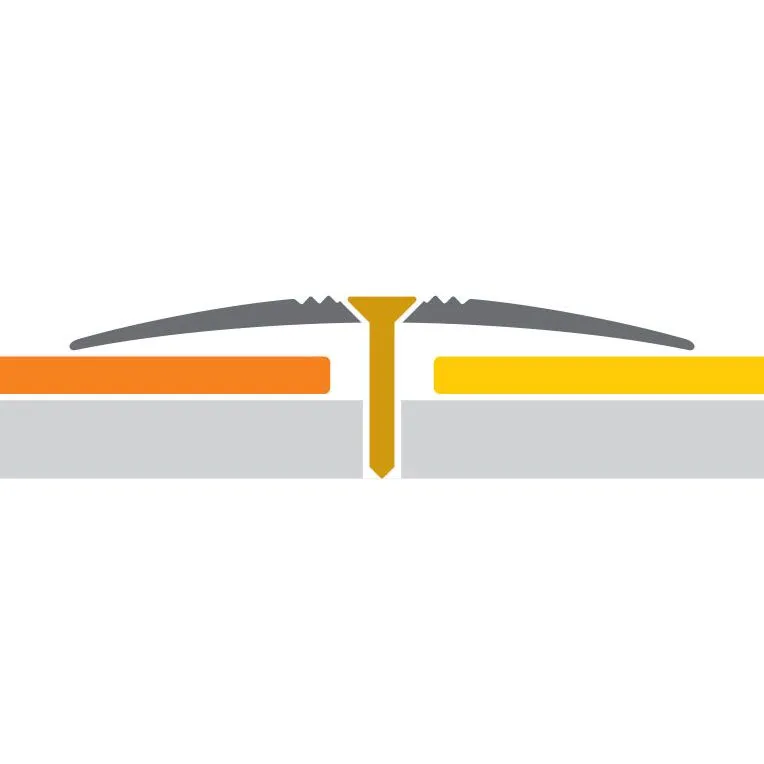 Порог алюм. 3584-02К 50мм 0,9м  золото открытое крепление