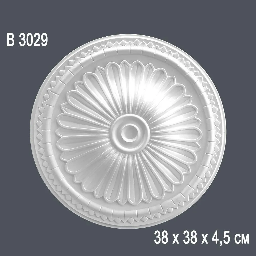 Декор. розетка В3029 38х38х4,5см (10)