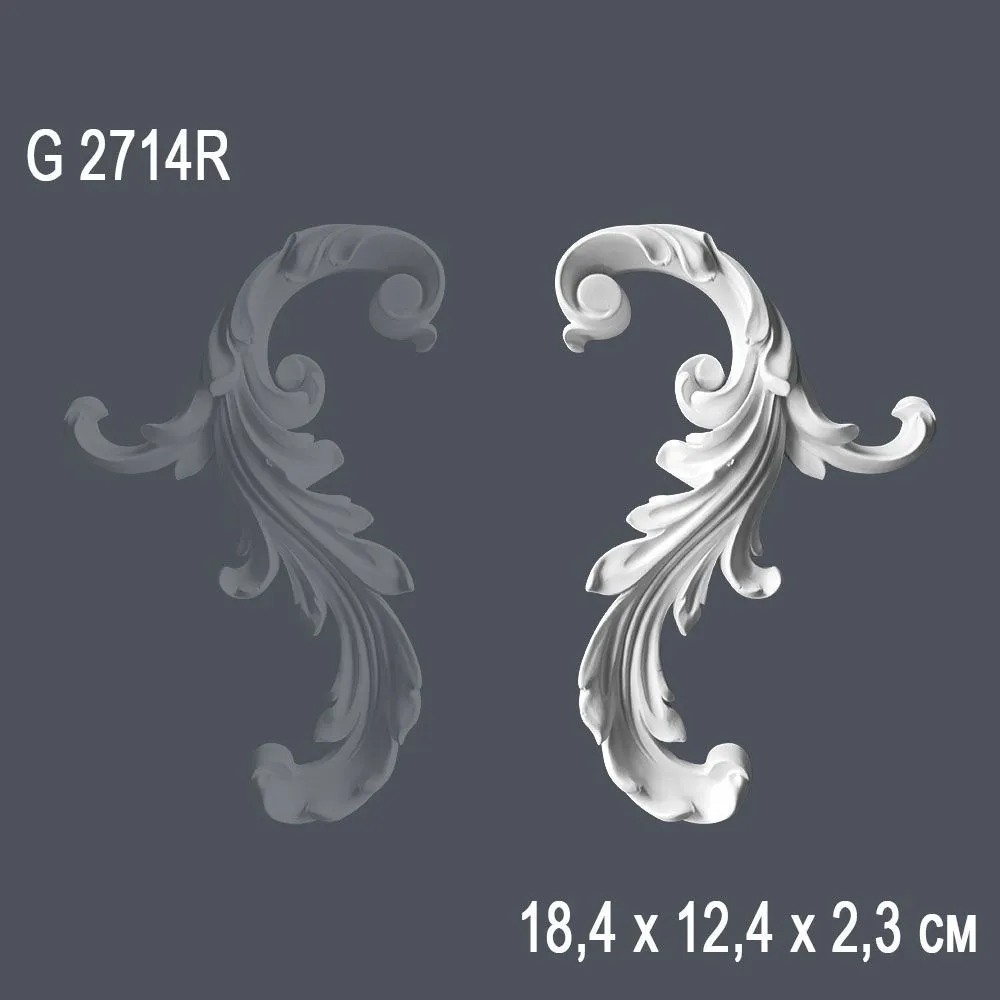 Орнамент G2714R 18.4х12.4х2.3см ()