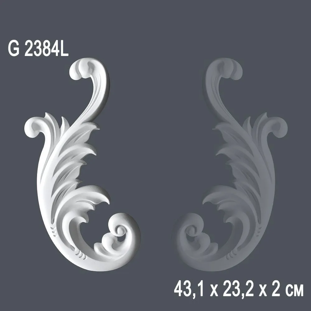 Орнамент G2384L 43.1х23.2х2см (20)*
