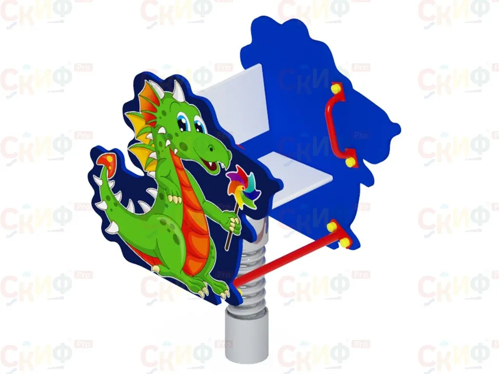 Качалка на пружине Дракоша ИО 22.01.09 БМ (215 комплект)