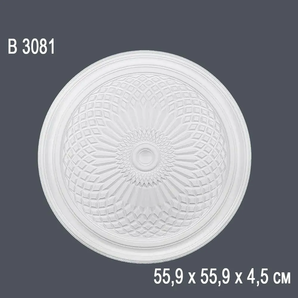 Декор розетка В3081 55.9х55,9х4.5см (5)