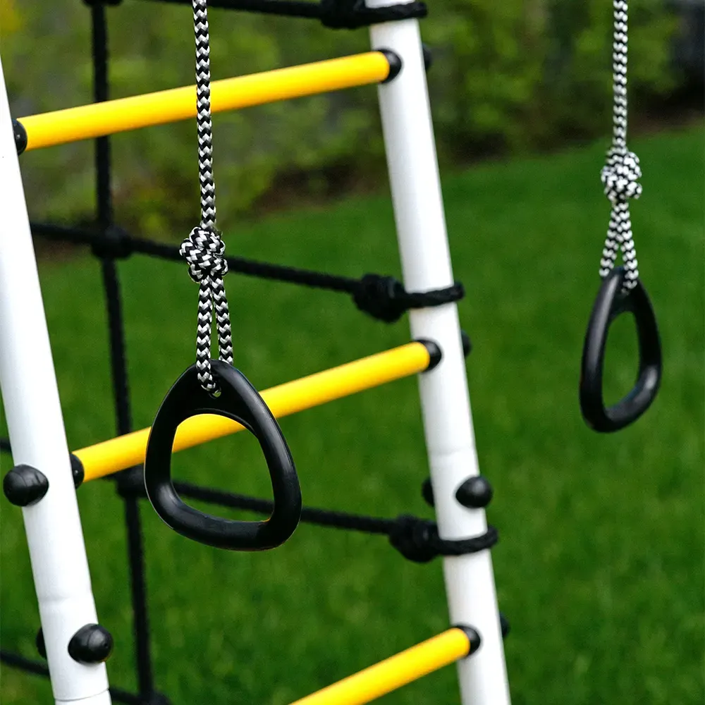 103.12.04 ROMANA Богатырь Плюс -2 (белый антик золото) с качеля-гнездо сетка 100 см (жёлтый/чёрный)