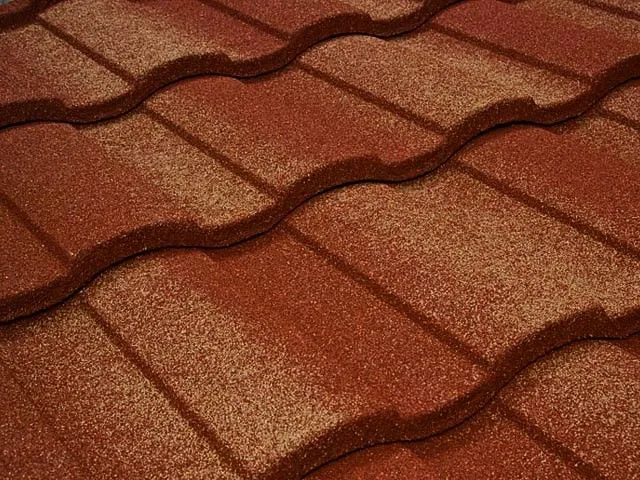 Лист кровельный Metrotile ROMAN (Терракотово-Желтый)