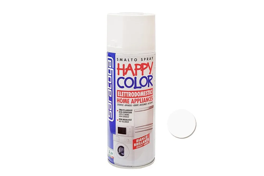 Краска аэроз.  белая для бытовых приборов 001
