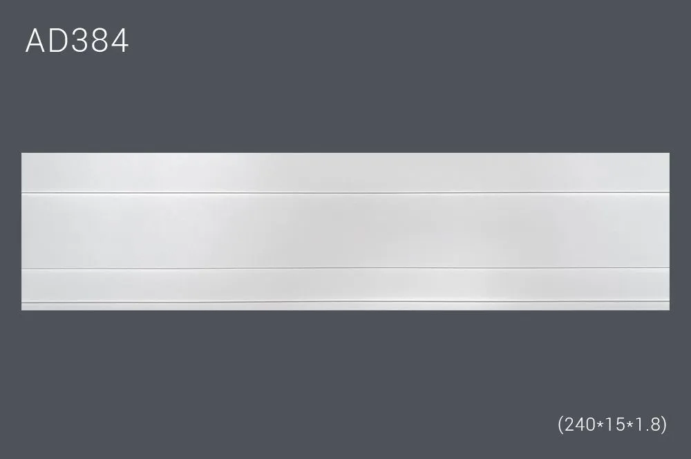 Декор. профиль AD 384 240х15х1.8см (25)