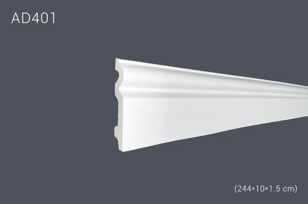 Декор. профиль AD401 244х10х1.5cm (40)