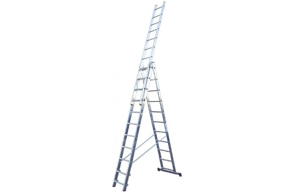 Ал лестница CORDA 3х11, Н 3,1/4,55/6,45м (010421)