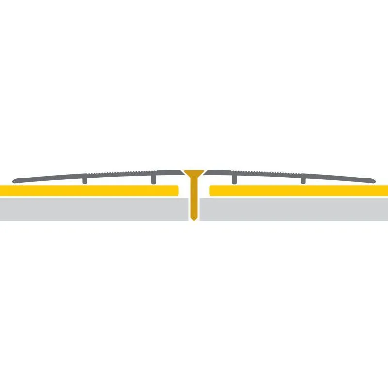 Порог алюм.10-02К  100мм  0,9 м  золото   с открытым  креплением