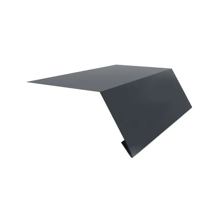 Капельник Rough matt 23 L- 2000 мм т-серая