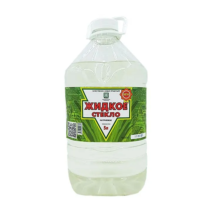Жидкое стекло фассованное 5л( 6.4 кг)