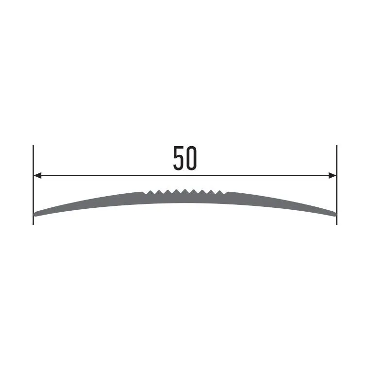 Порог алюм. 3584-05К 50мм 0,9м черный