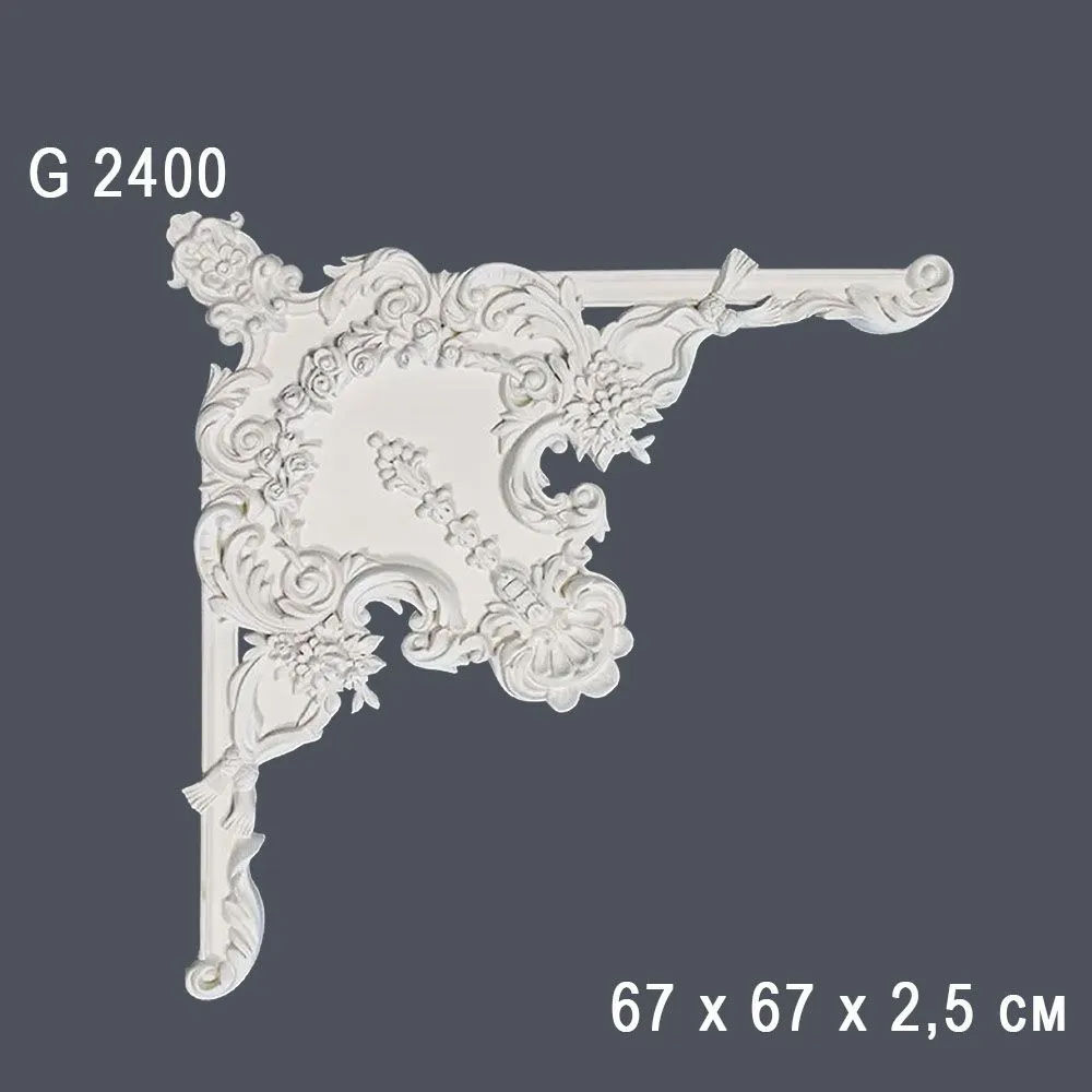 Орнамент G 2400 67х67х2,5см (2)*