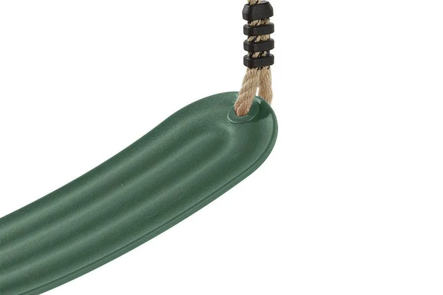 Качели с эластичным сиденьем из пластика EVA, верёвка PP, цвет зелёный 115.001.002.001