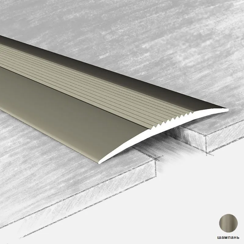 Профиль 3328-06Т 37мм шампань 1,8м  с открытым креплением