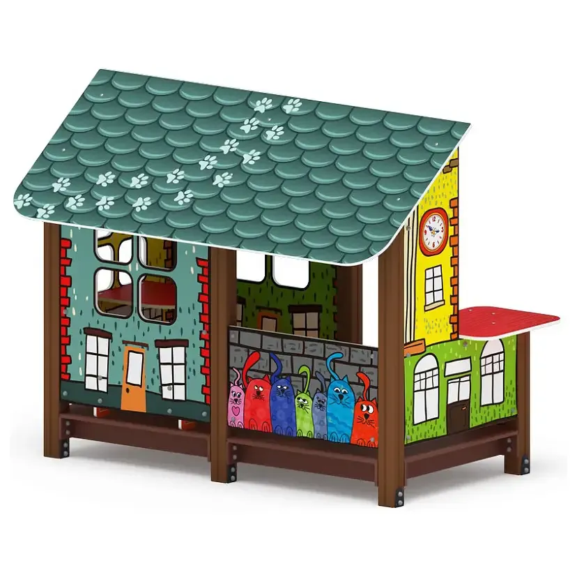 Домик с часами (Город) - МФ 10.01.09-03