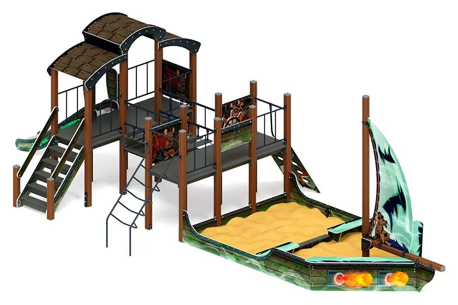 Парусник (Летучий голландец) горка Н1200 ДИК 2.03.3.02-04 