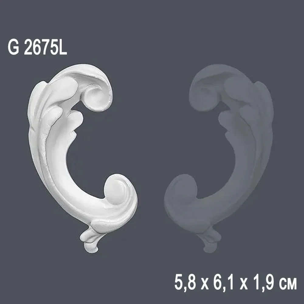 Орнамент G 2675L 5.8x6.1x1.9cm (20)