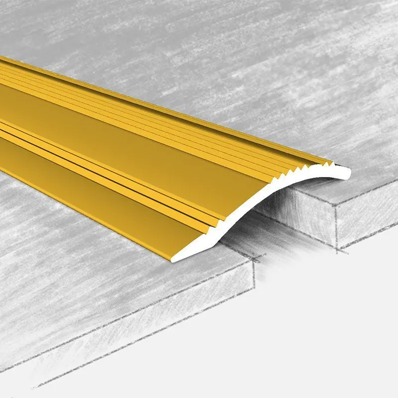 Порог алюмин. 3326 -02Т 41мм 1,8 м золото  /СК с перепадом 2-16мм открытое крепление