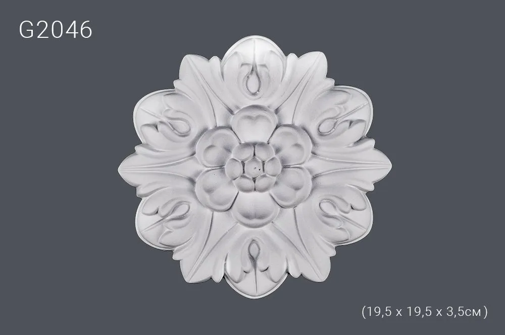 Декор. розетка  G2046 19,5х19,5х3,5см
