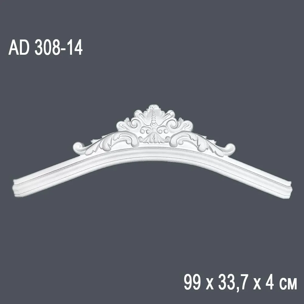 Декор. профиль AD308-14 99х33,7х4см (арка) (20)*