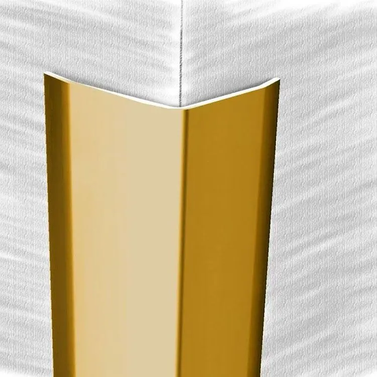 Наружный защитный угол 2525-02М 26ммх26мм   2,7 м золото