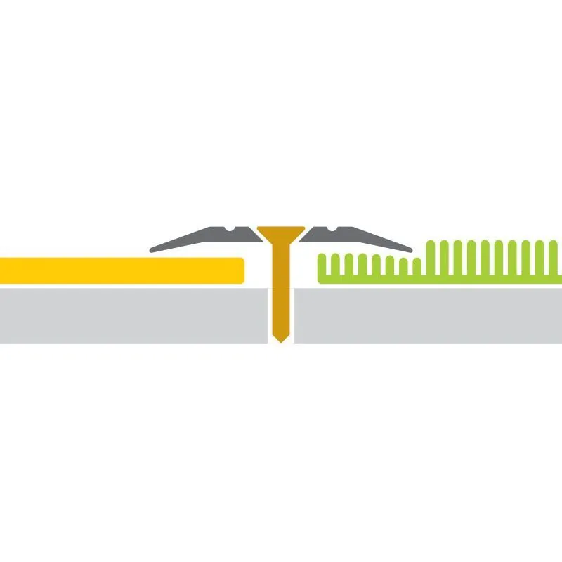 Порог алюм. 3329-03К 25мм бронза 0,9м  с открытым креплением