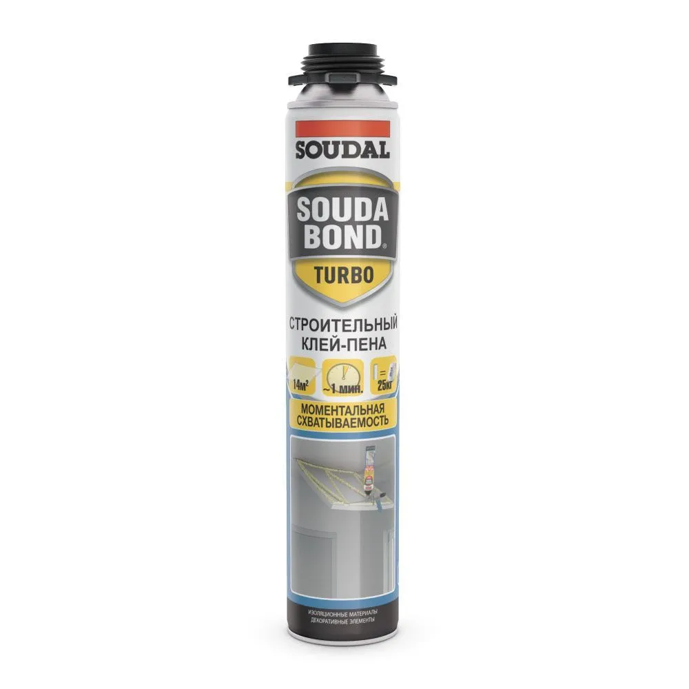 Пена-клей SOUDAL Easy Soudabond Gun Turbo 12*750 мл (под пистолет)