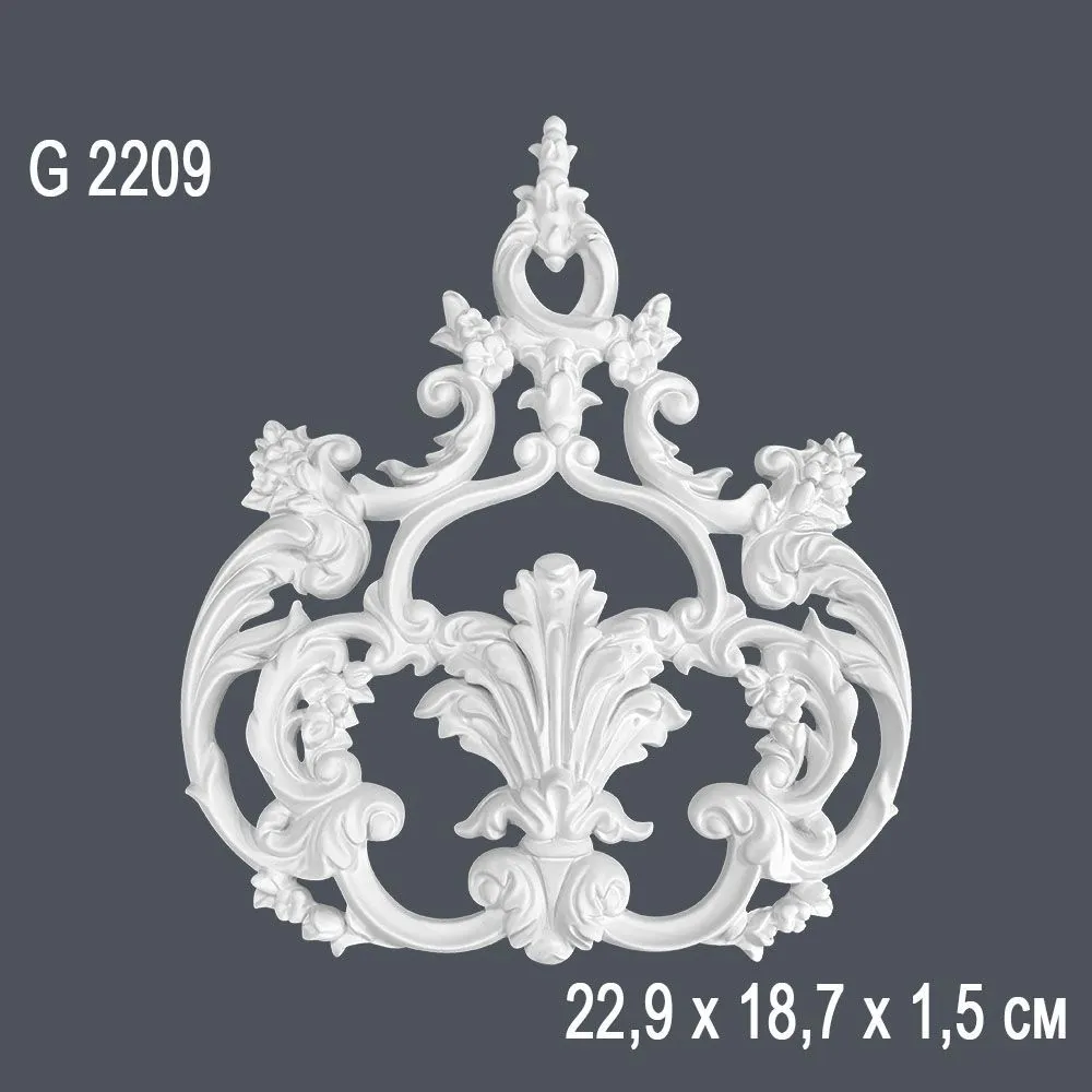 Орнамент G2209 22,9х18,7х1,5см (120)