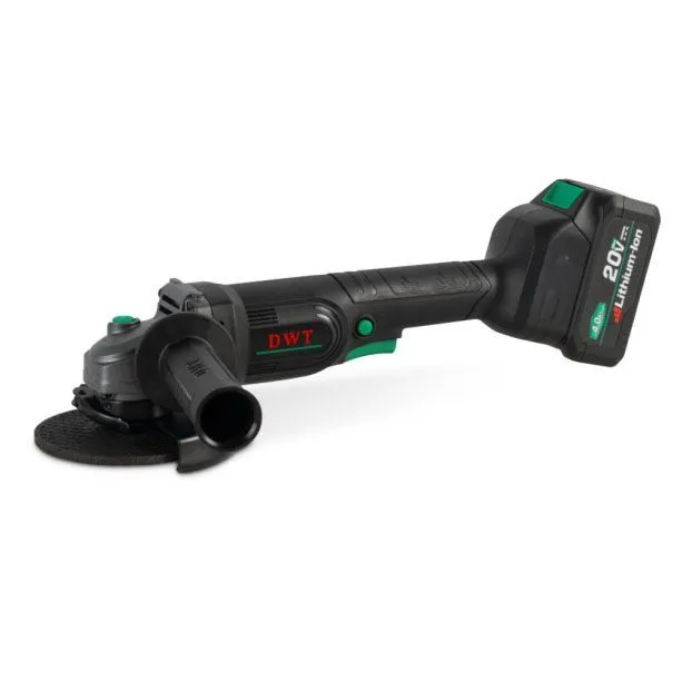 Машина шлифовальная аккумуляторная угловая DWT PLUS, AWSP-20-125 DN- 4 BMC