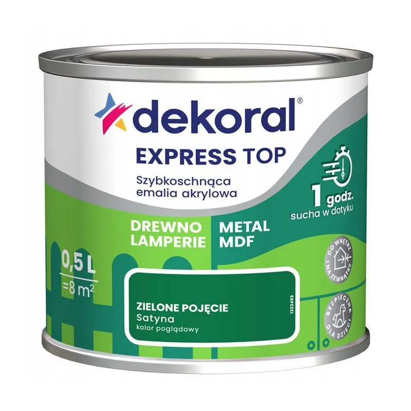 Эмаль Express Top WB Trim зеленый концепт сатин 0,5л