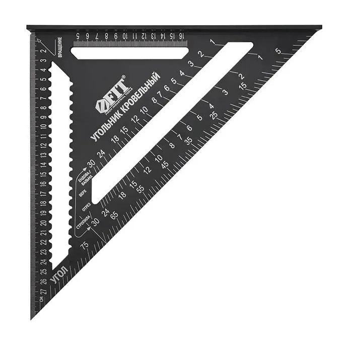 Угольник кровельный цельнометаллический FIT Профи 180х180мм 19273
