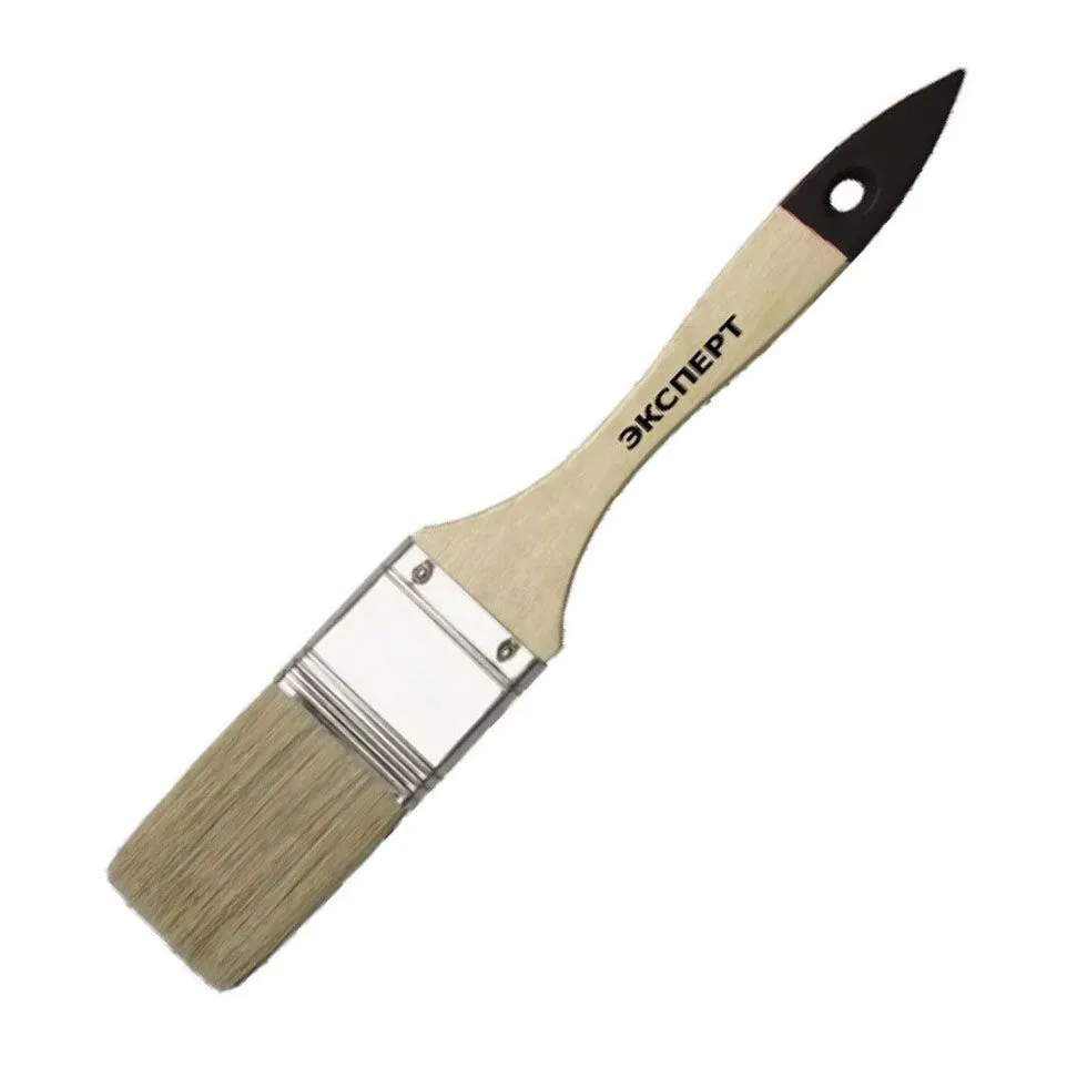 Кисть  плоская "ЭКСПЕРТ" ПРОФИ 12038натуральная щетина,38мм