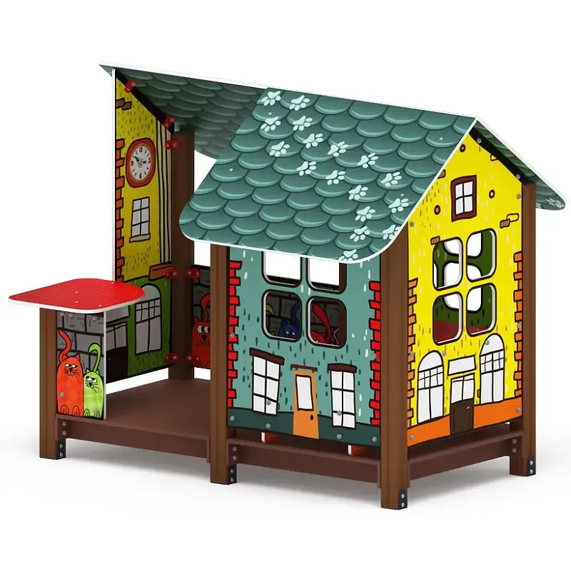 Домик с часами (Город) - МФ 10.01.09-03