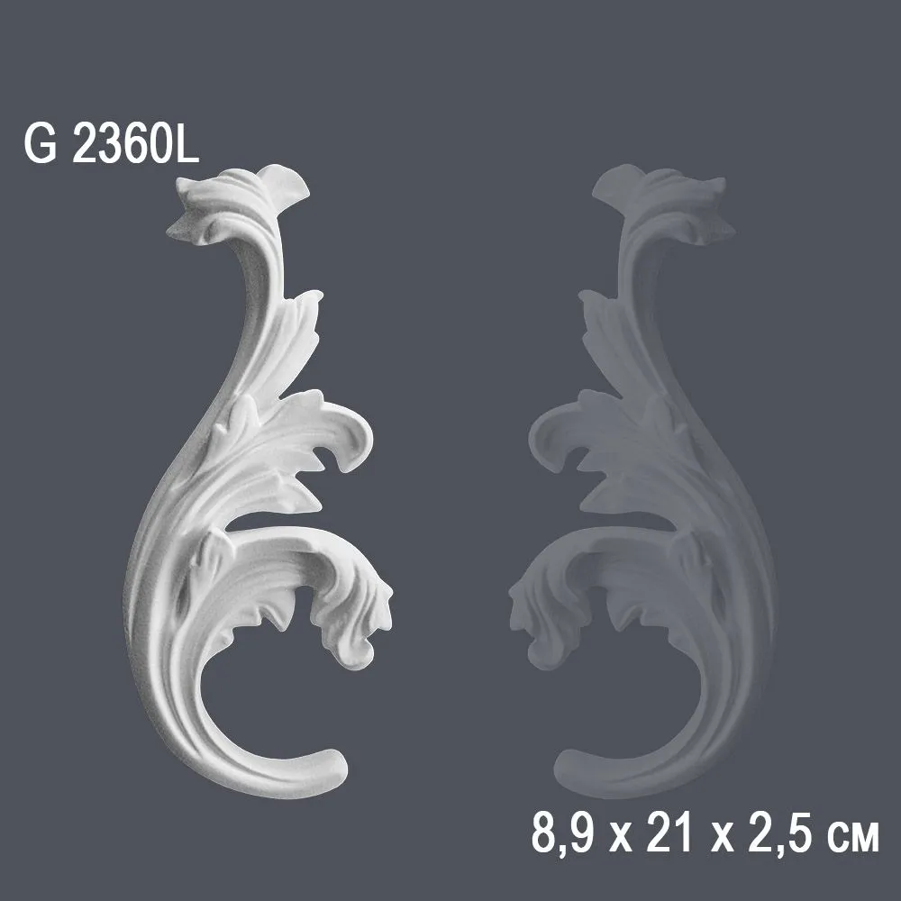 Орнамент G2360L  8.9х21х2.5cm (100)*