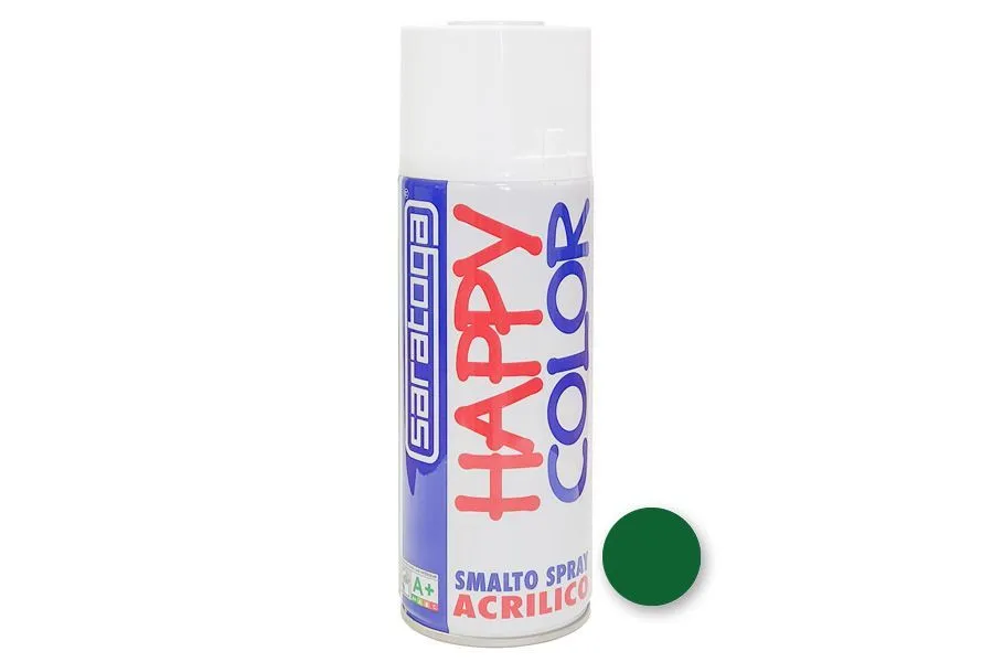 Краска аэроз. глянцевая темно-зеленая 020