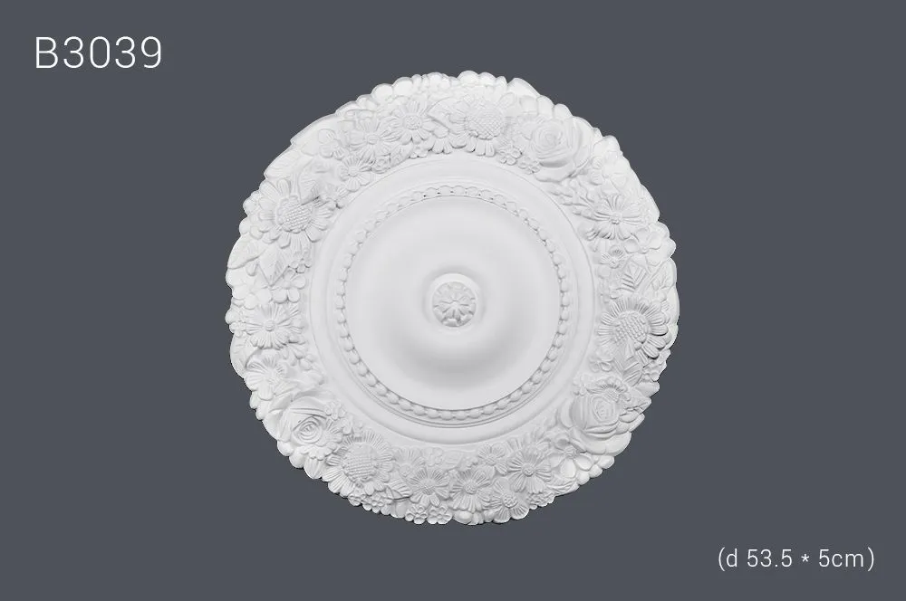 Декор. розетка В 3039 53.5х53,5х5cm (10)