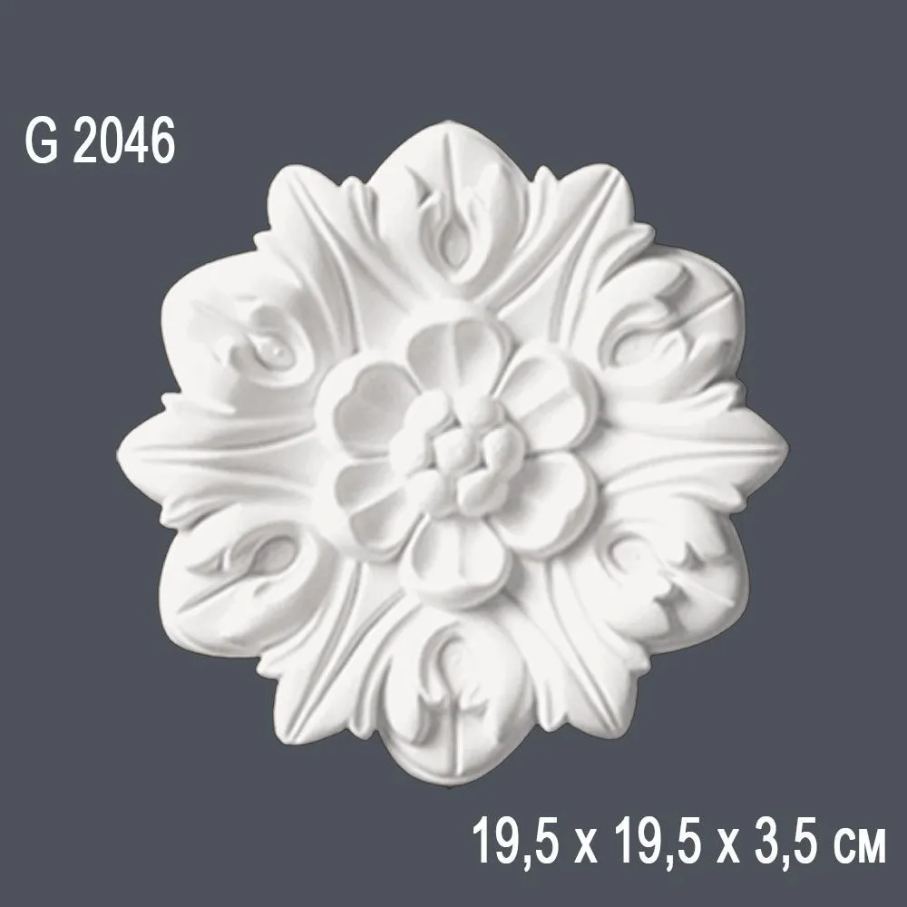 Декор. розетка G2046 19,5х19,5х3,5см