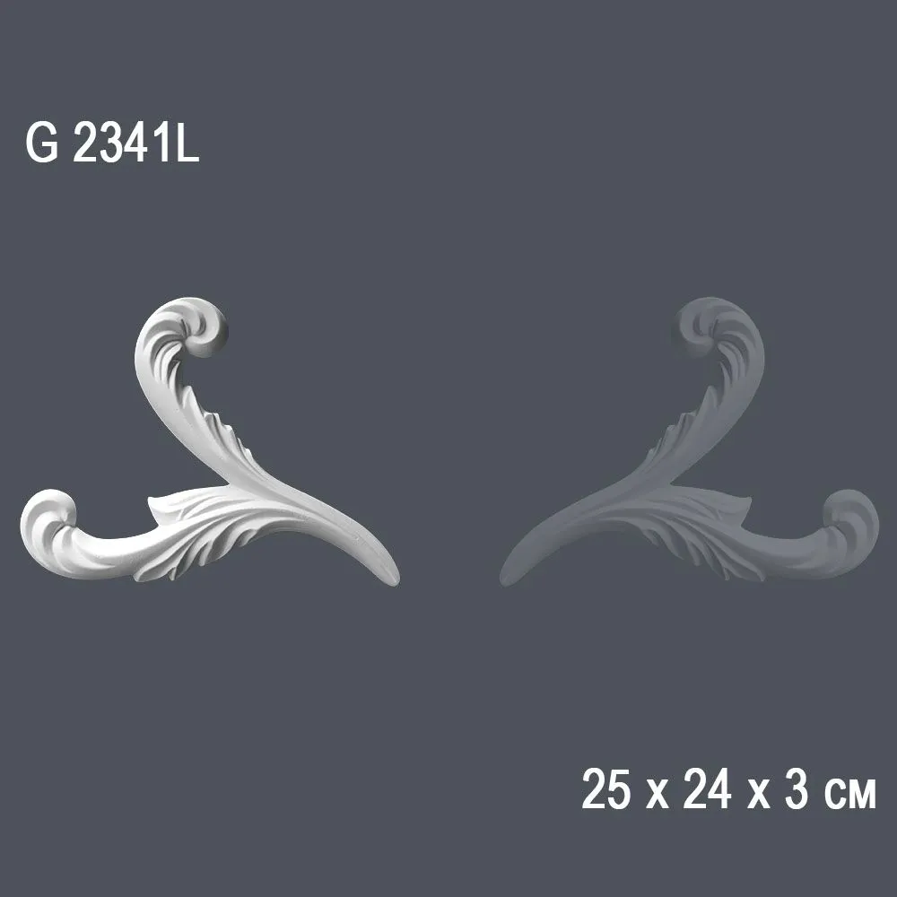 Орнамент G2341L  25х24х3cm (15)*