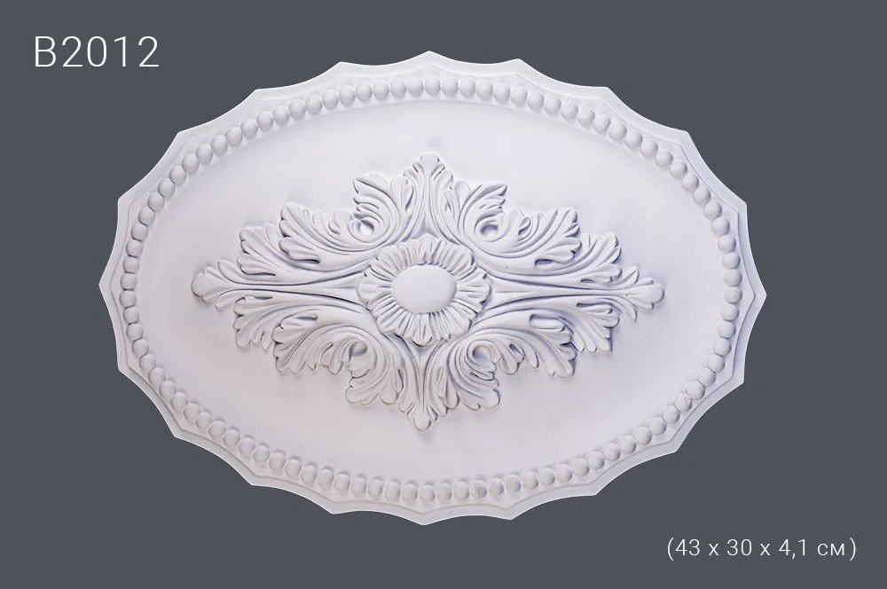 Декор. розетка В2012 43х30х4,1см (10)