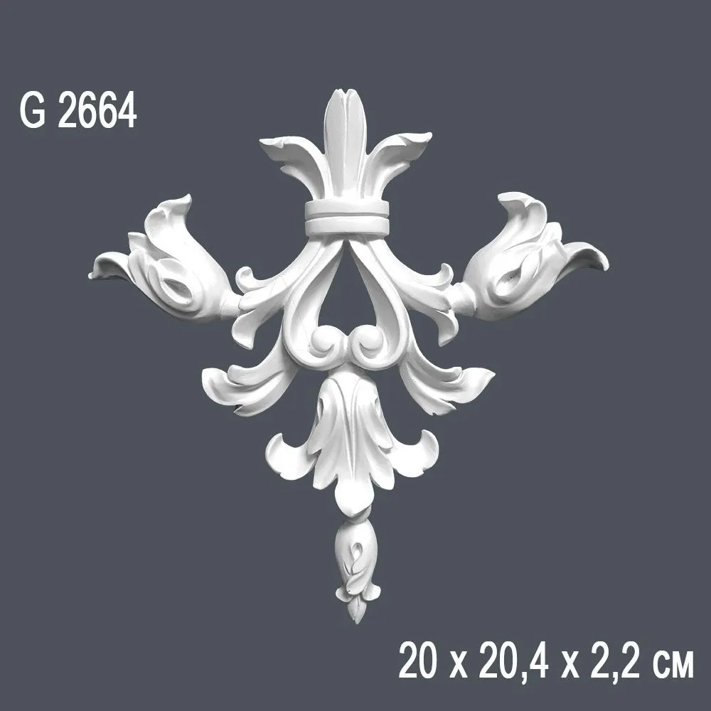 Орнамент G2664 20х20,4х2,2 см ()