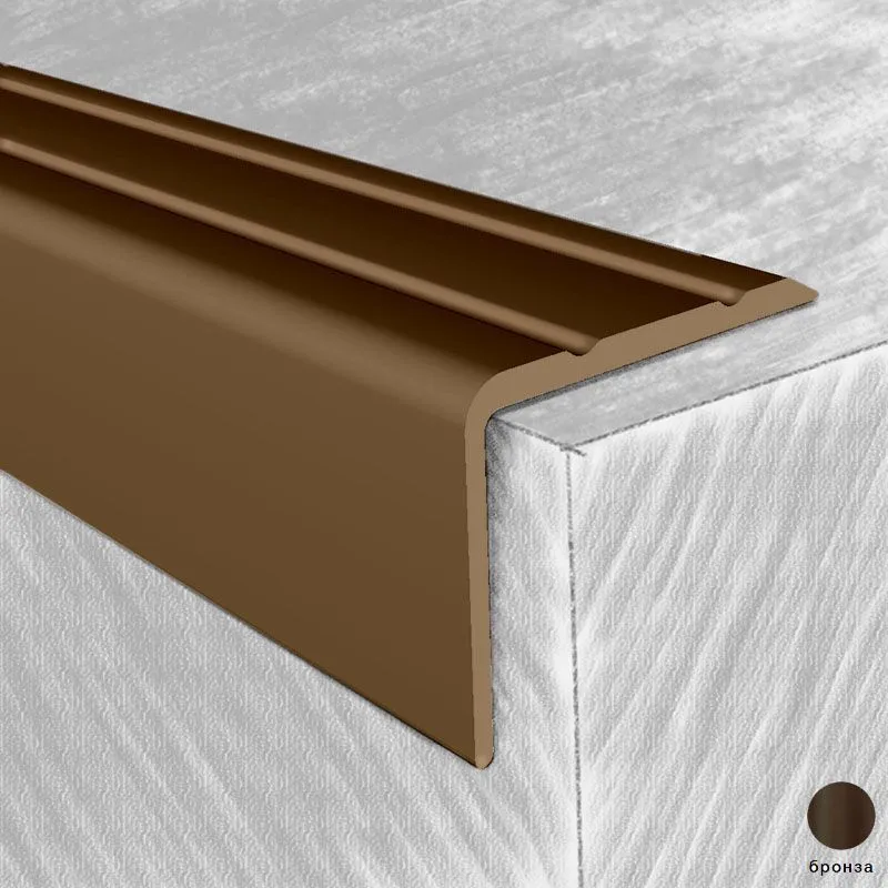 Профиль на ступени 3414-03Н 24х20мм бронз.1,35м