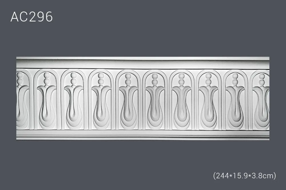 Декор. профиль AC296 244х16х3.8cм(16)