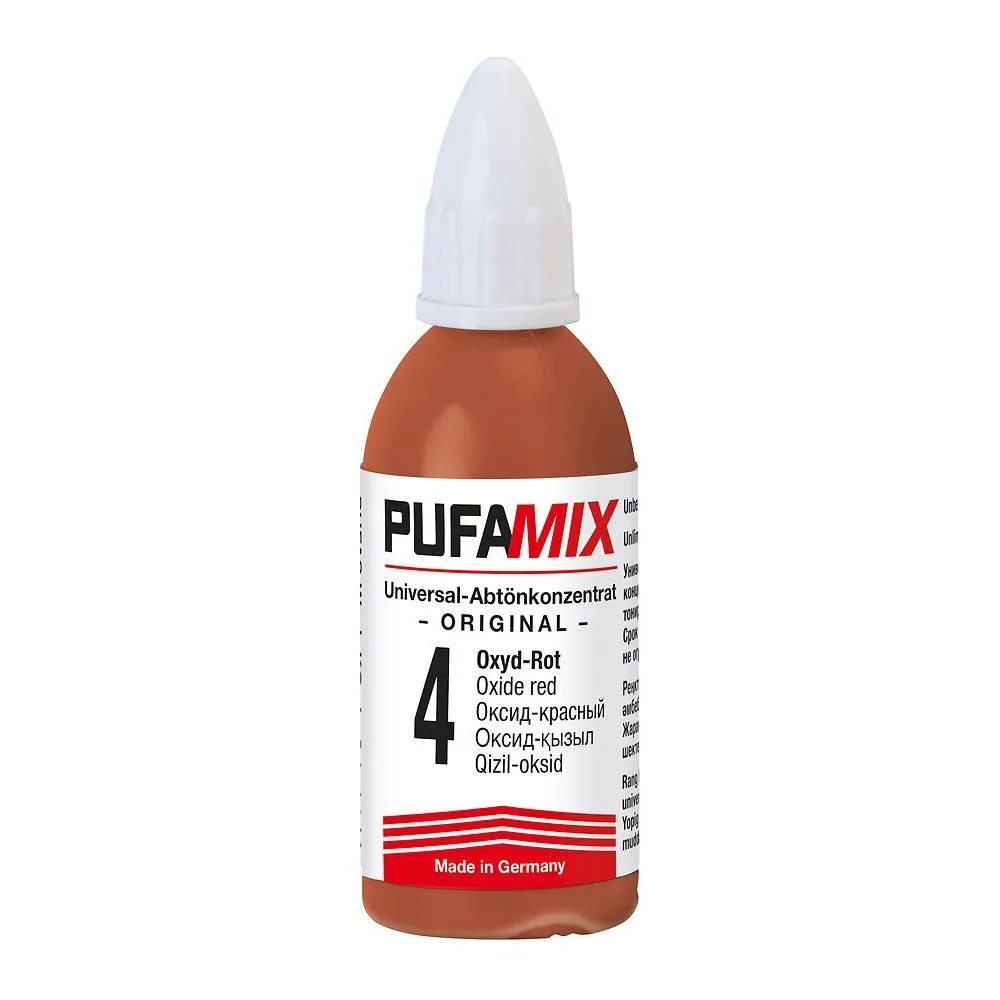 Колер PUFAS для тонирования pufamix №4 оксид- красного 20 мл
