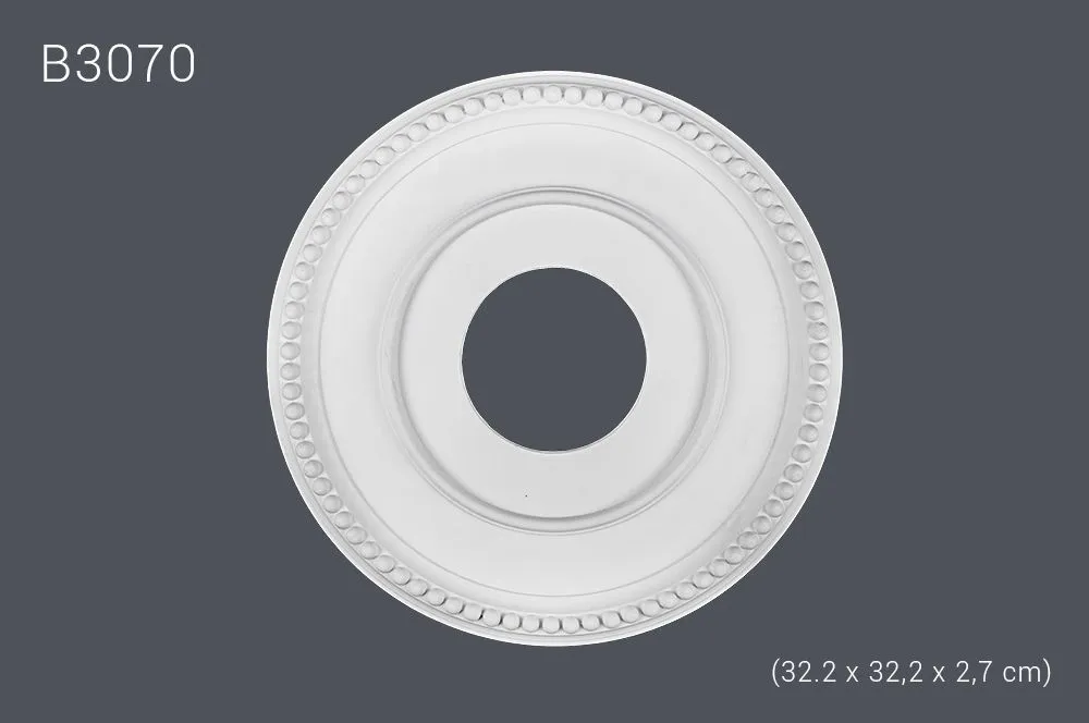 Декор. розетка В3070 32.2х32,2х2,7cm (10)