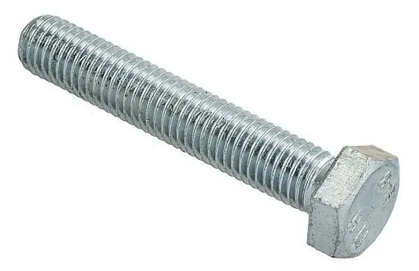 Болт DIN 933 М 8x 20 (белый цинк 4 шт) 016351