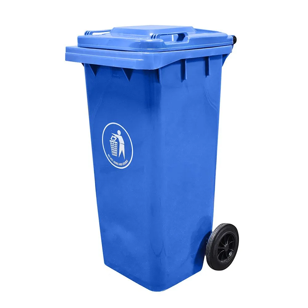 Мусорный контейнер 120л, синий