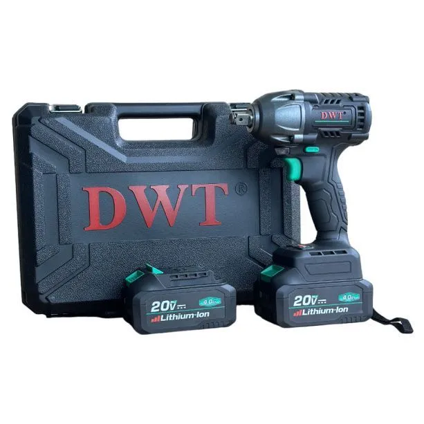 Гайковёрт аккумуляторный ударный,DWT PLUS, ABWP-20 HDN- 4C2 BMC сила заворачивания 500 N/m